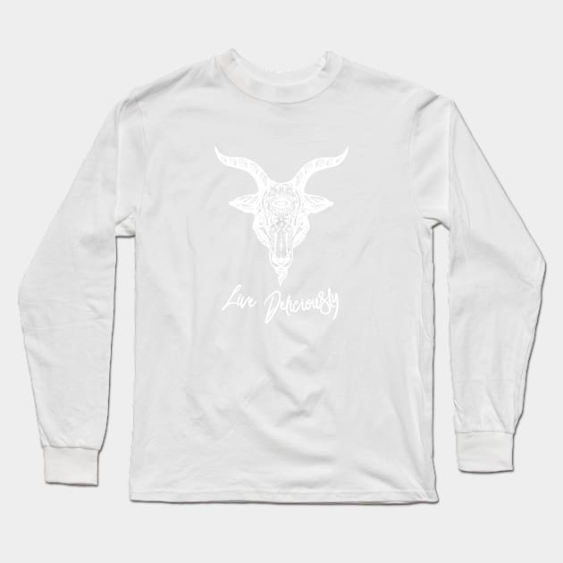 Black Metal Phillip Long Sleeve T-Shirt by derrama